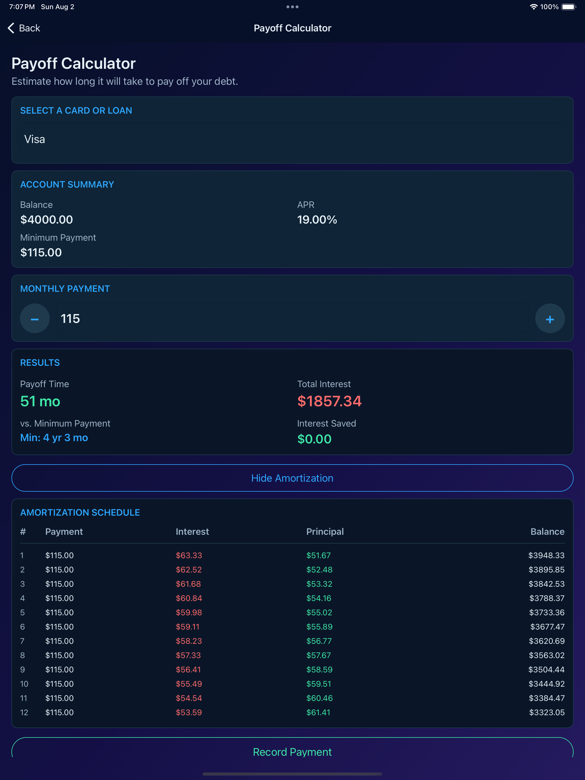 DebtLensApp screenshot 11