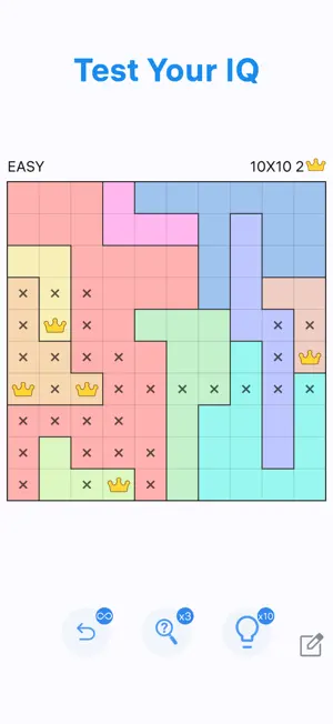 Queens: Grid Logic Puzzle screenshot 4