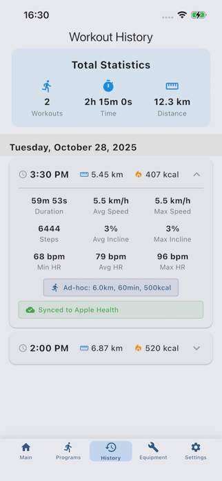 Treadmill Assistant Screenshot 1 of 6