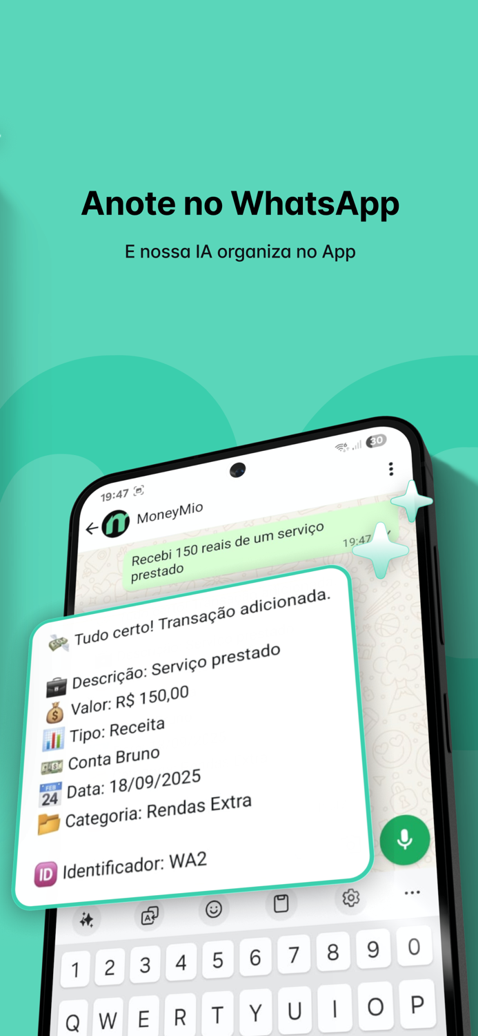 MoneyMio - Finanças com IA
