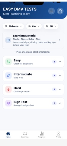 DMV Practice Test – Easy Prep Screenshot 2 of 6