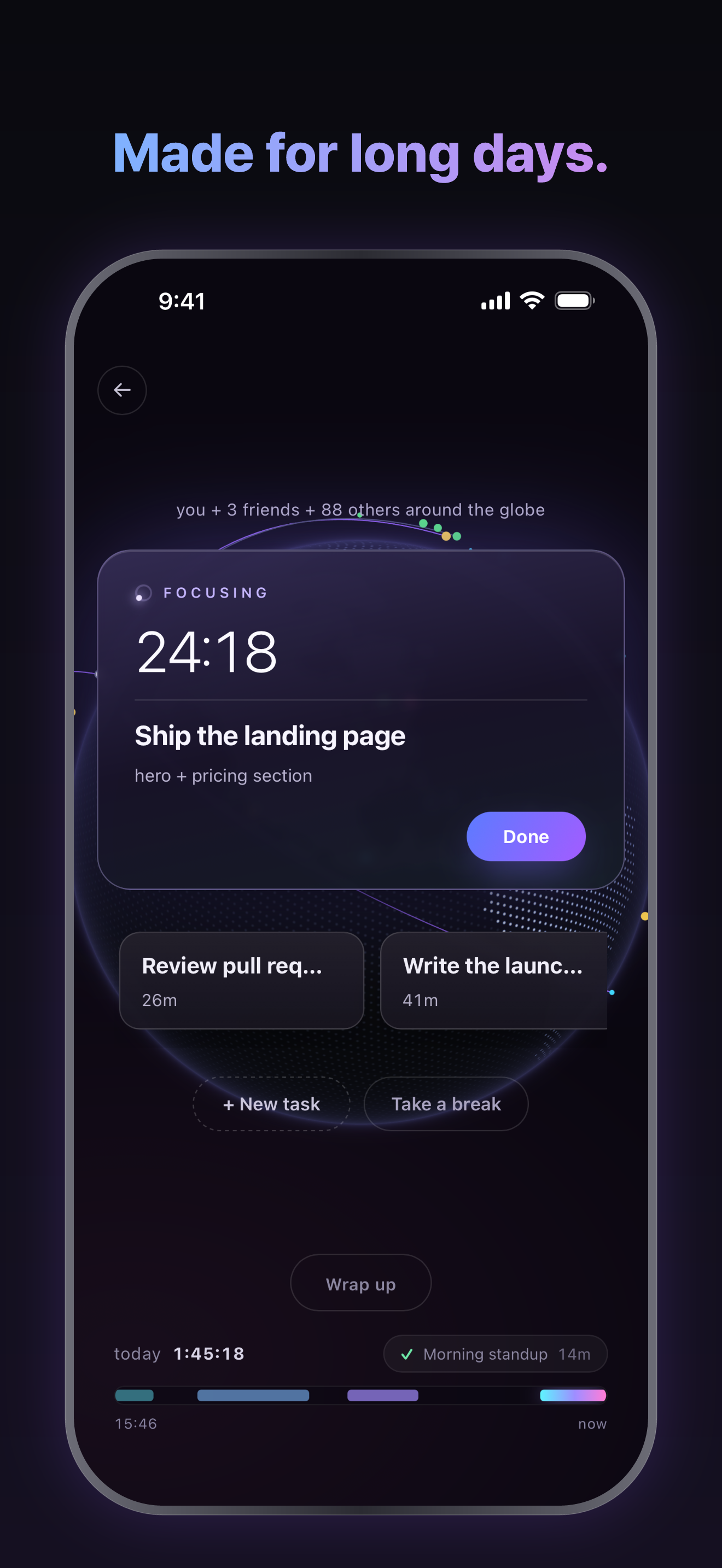 Focusterra: Global Focus Timer screenshot 5