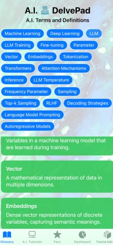 A.I. DelvePad screenshot