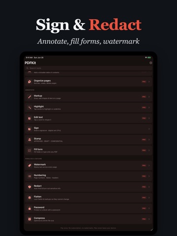PDF Toolbox: Merge & Split iPad screenshot