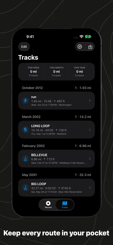 ジオ・トラッカー: GPS 位置情報記録アプリ screenshot 3 of 6