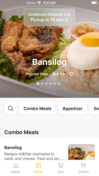 Goldilocks - National City iPhone screenshot 2 - Food & Drink app