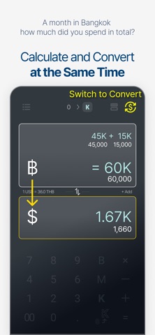 ManyZero: Calc & Converter iPhone screenshot