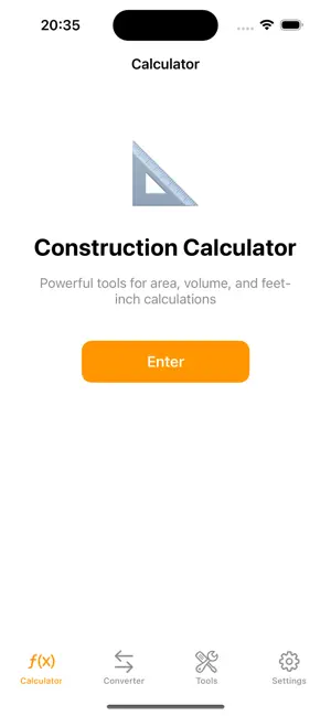 Construction Calculator SS screenshot 1