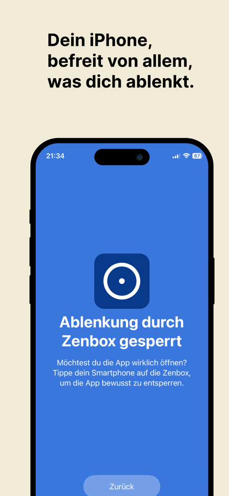 Zenbox - Digital Detox Device screenshot 2