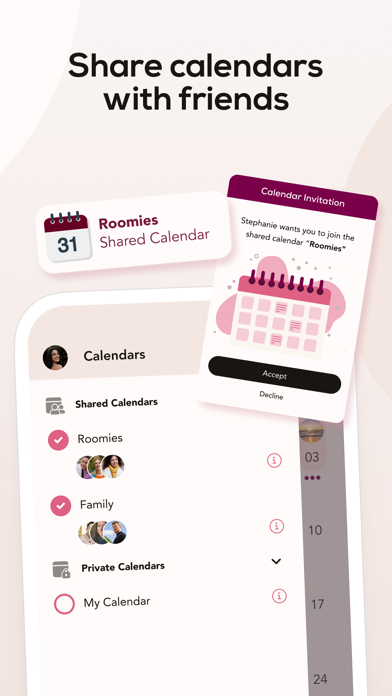 Screenshot #2 pour PlanPop: Calendrier social