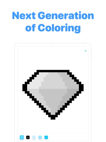 Pixel Me - Colour by Numbers iPad screenshot