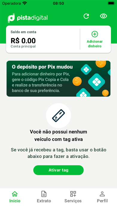 Pista Digital Screenshot