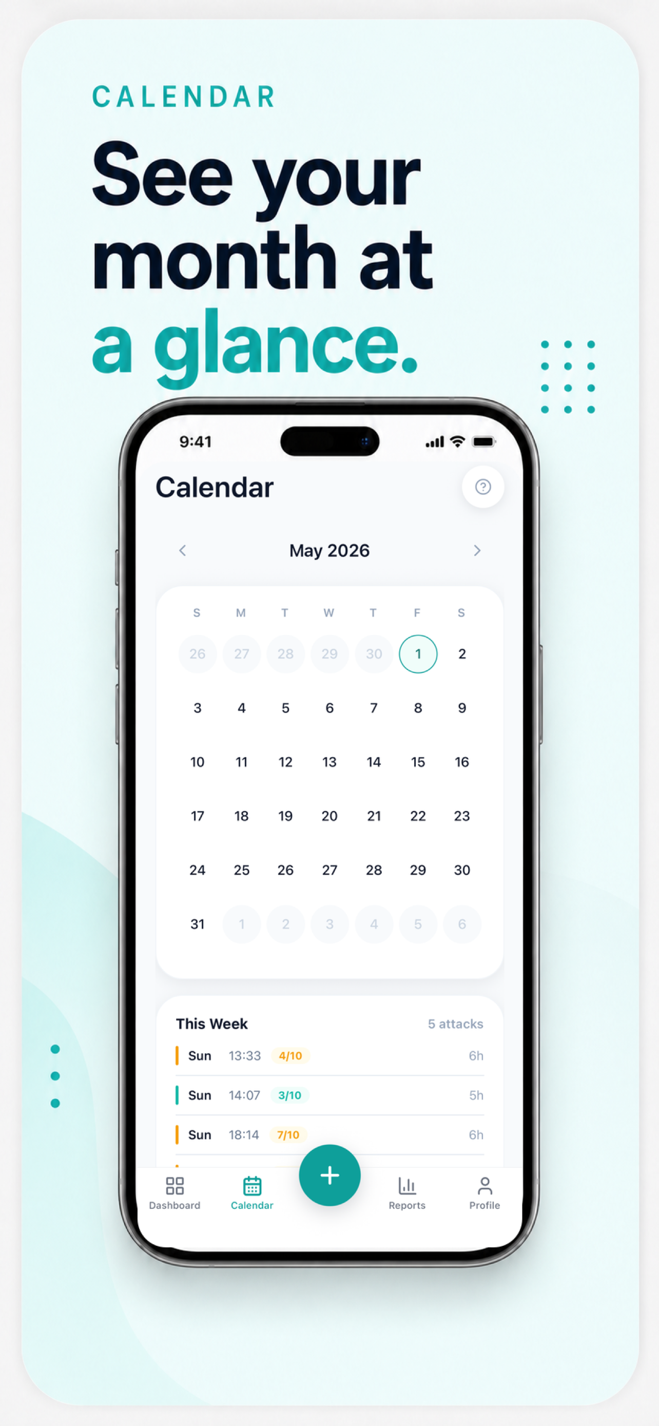 Calmgrid: Migraine Diary