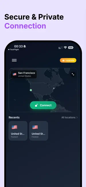 LuneVPN screenshot 1