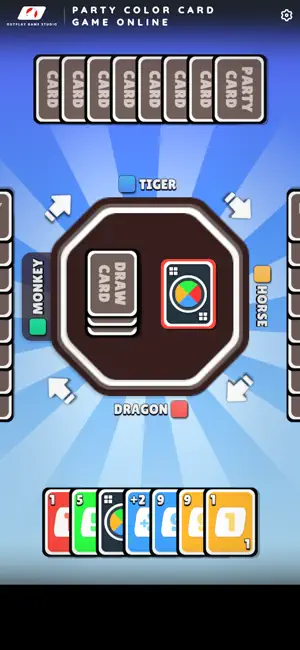 Party Color Card Game Online screenshot 2