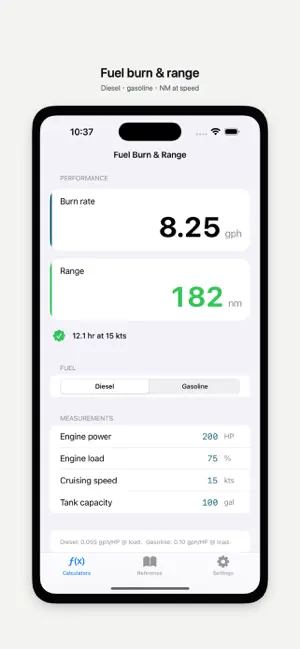 Boat Calculator: Marine Engine screenshot 3