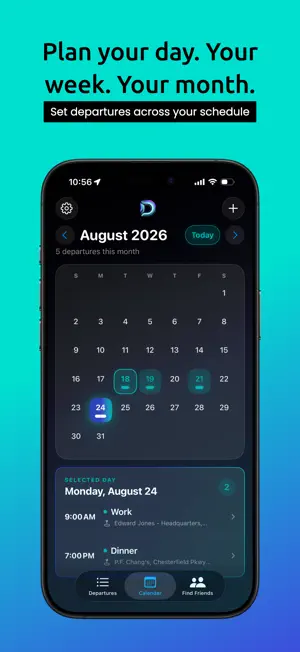 Dpart - Time to Leave Alerts screenshot 3
