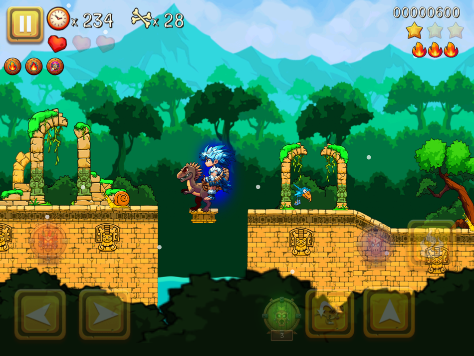 #6. Super Tribe Boy: Dino Run (iOS) Podle: Paulo Ricardo Oliveira de Paula