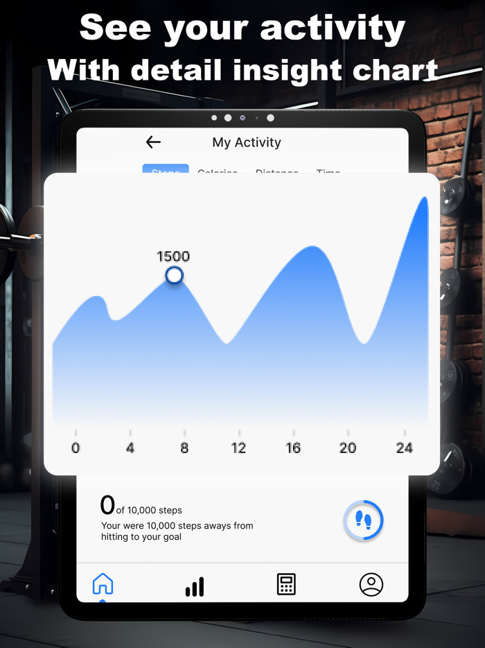Step Up Count and Track Steps
