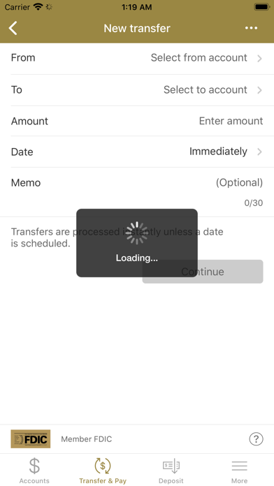 Citizens Bank MO Screenshot