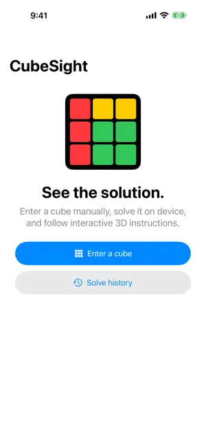 CubeSight: 3D Cube Solver screenshot 1