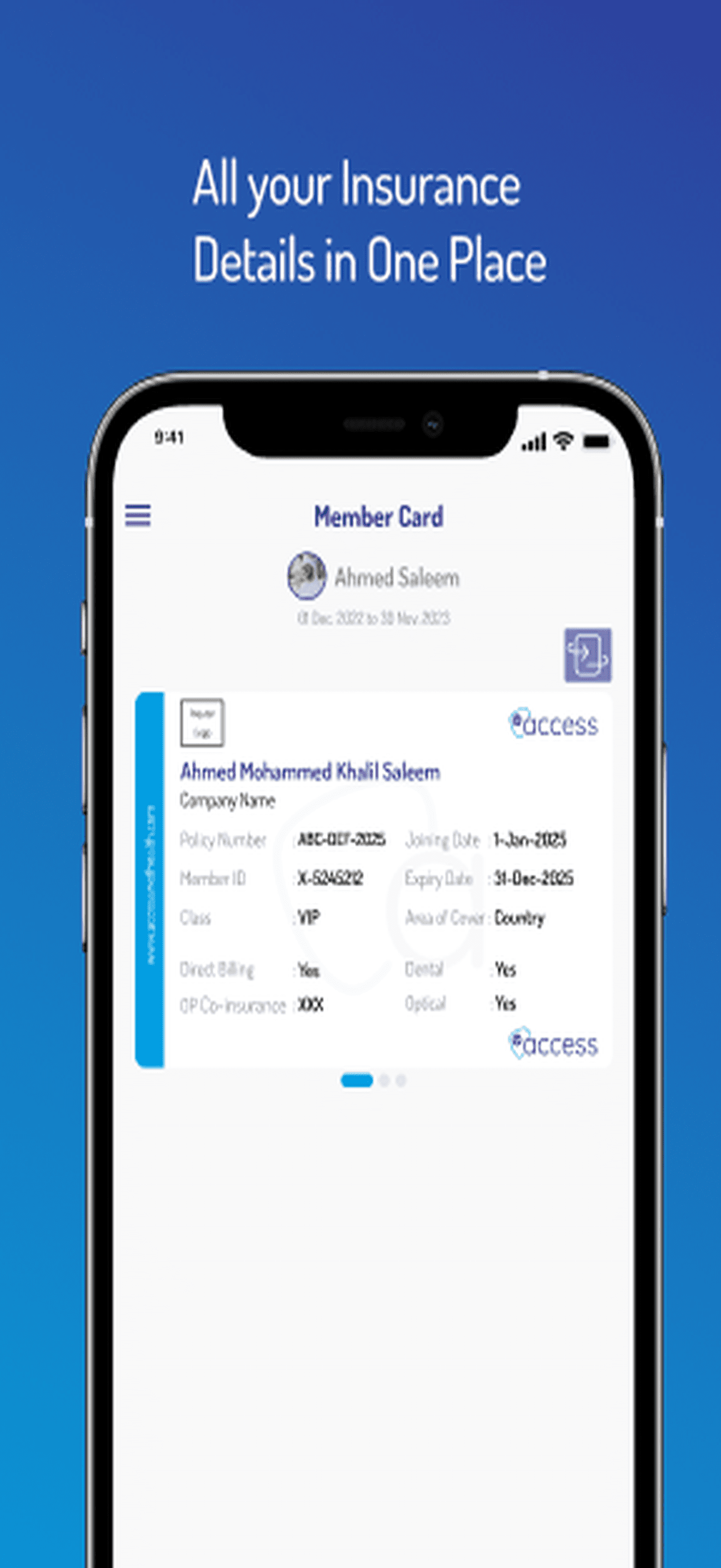 Access Health-MemberApp