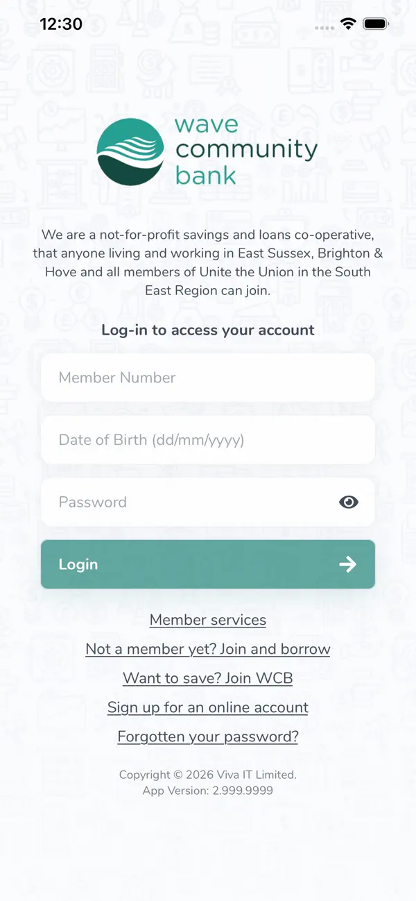 Screenshot #1 pour Wave Community Bank