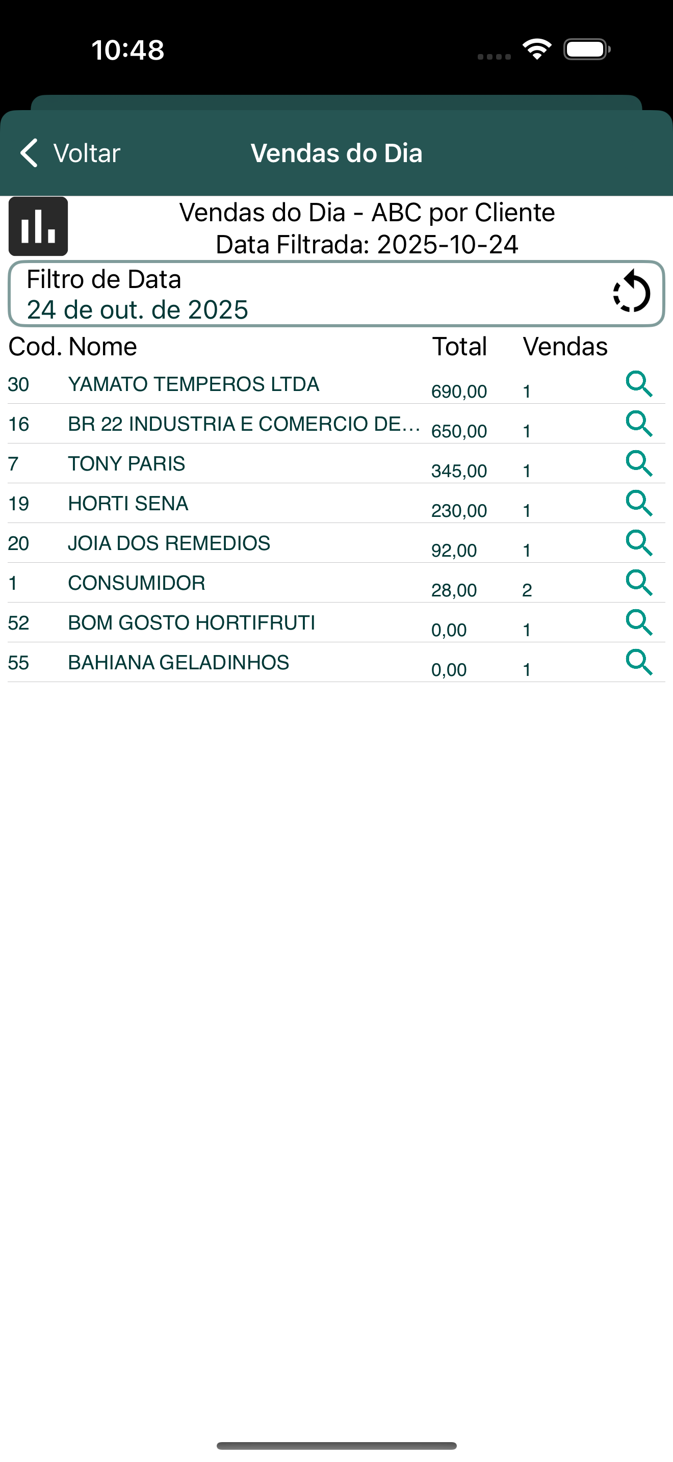 CeasaSystem - Vendedores screenshot 3