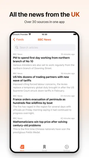 UK News - Headlines screenshot 1