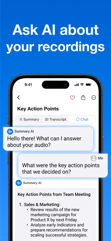 Summary - AI Note Taker screenshot 4 of 9