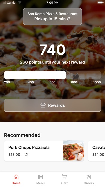 San Remo Pizza To Go