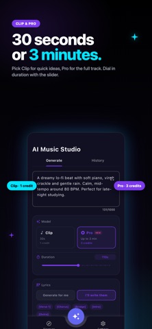 AI Music - Generator iPhone screenshot