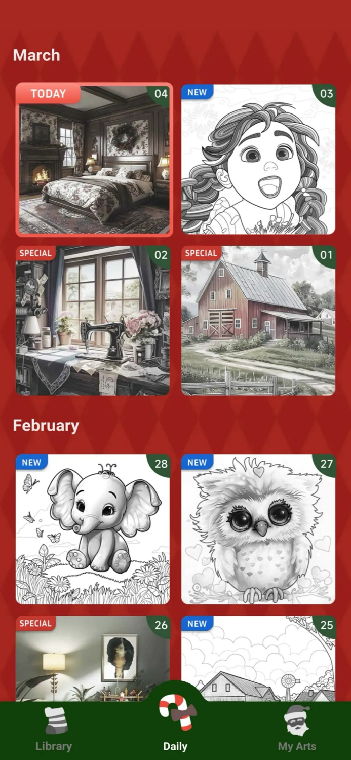 Christmas Color -Painting Book