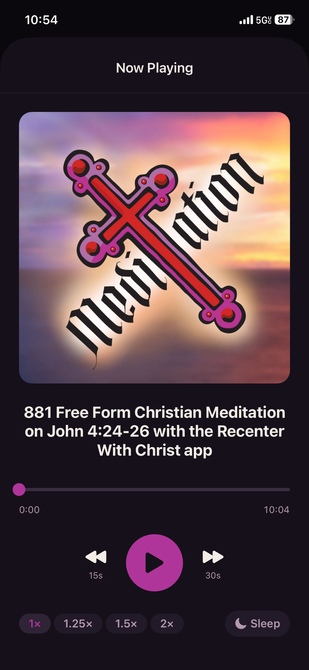 Recenter with Christ screenshot 2