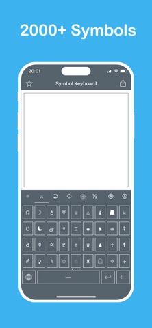 Symbol Keyboard - 2000+ Signs screenshot