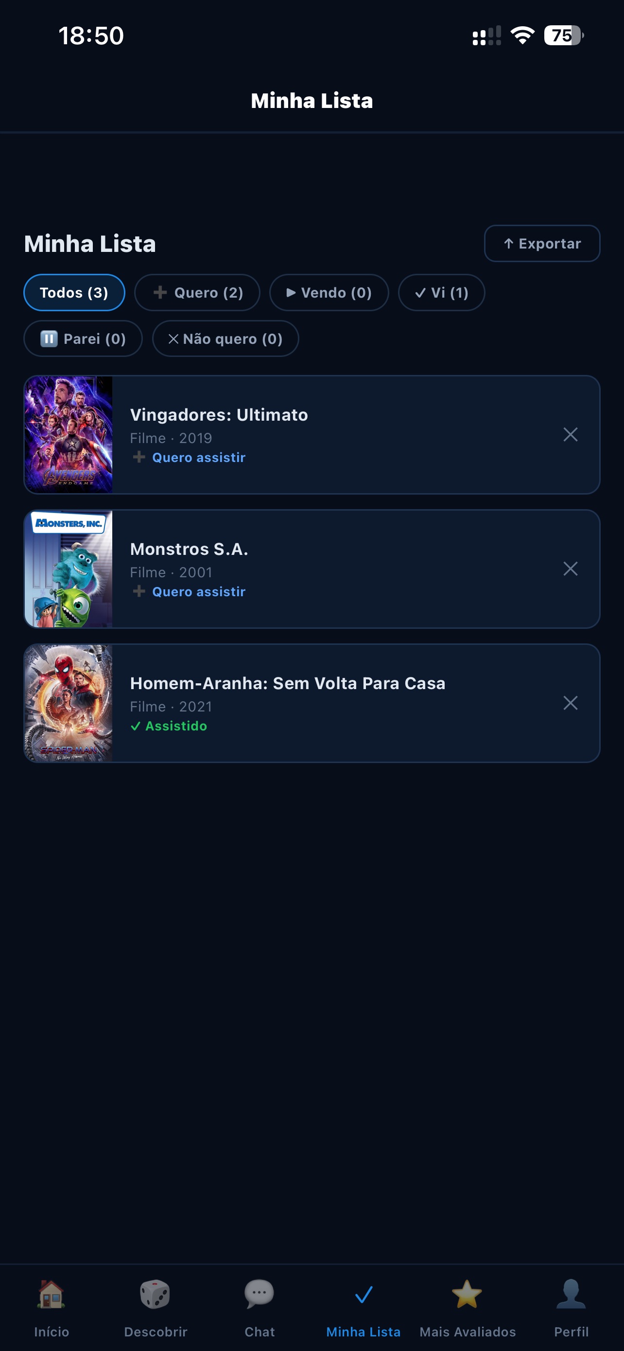 Screenshot 5 of MovieMatchBR