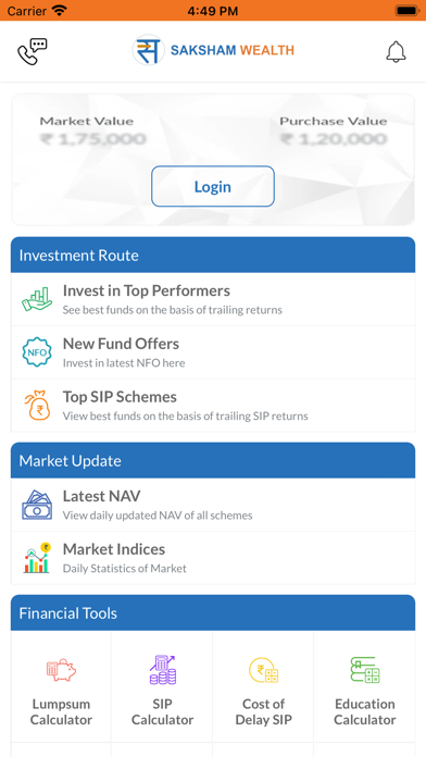 Saksham Wealth Screenshot