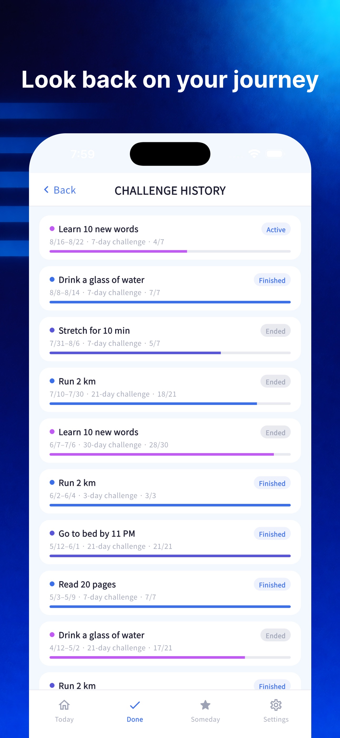 Screenshot 6 of OneFocus Habit