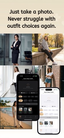 OutfitJudge: AI Outfit Rating iPhone screenshot