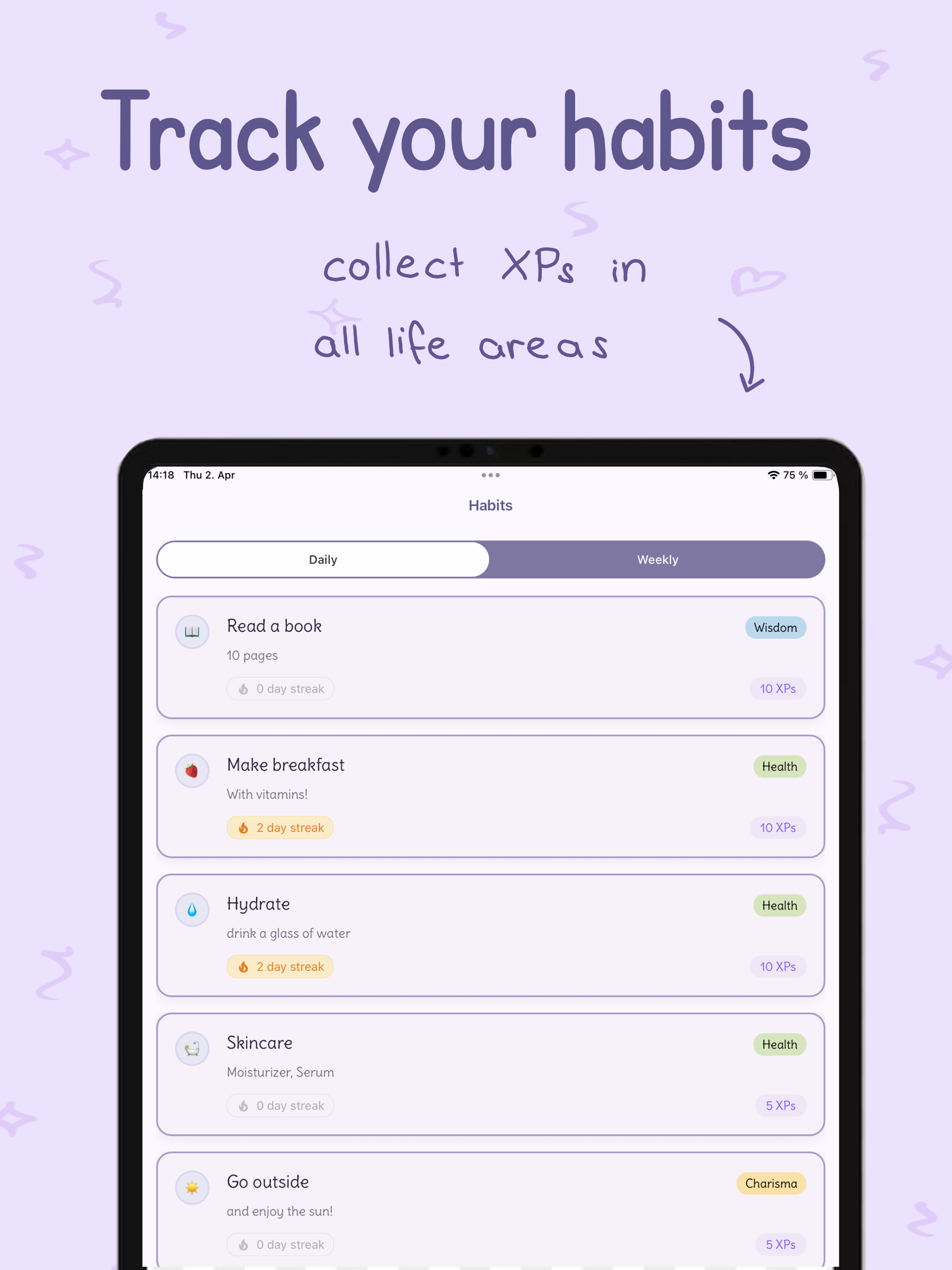 Auri: Daily Progress Tracker