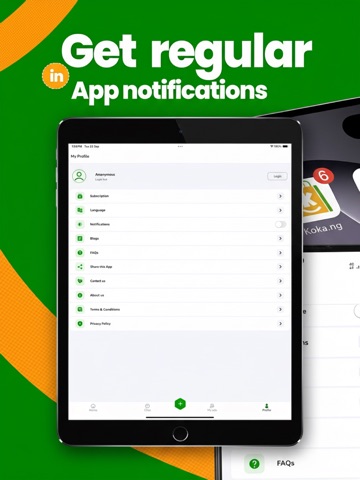Koka.ng iPad screenshot