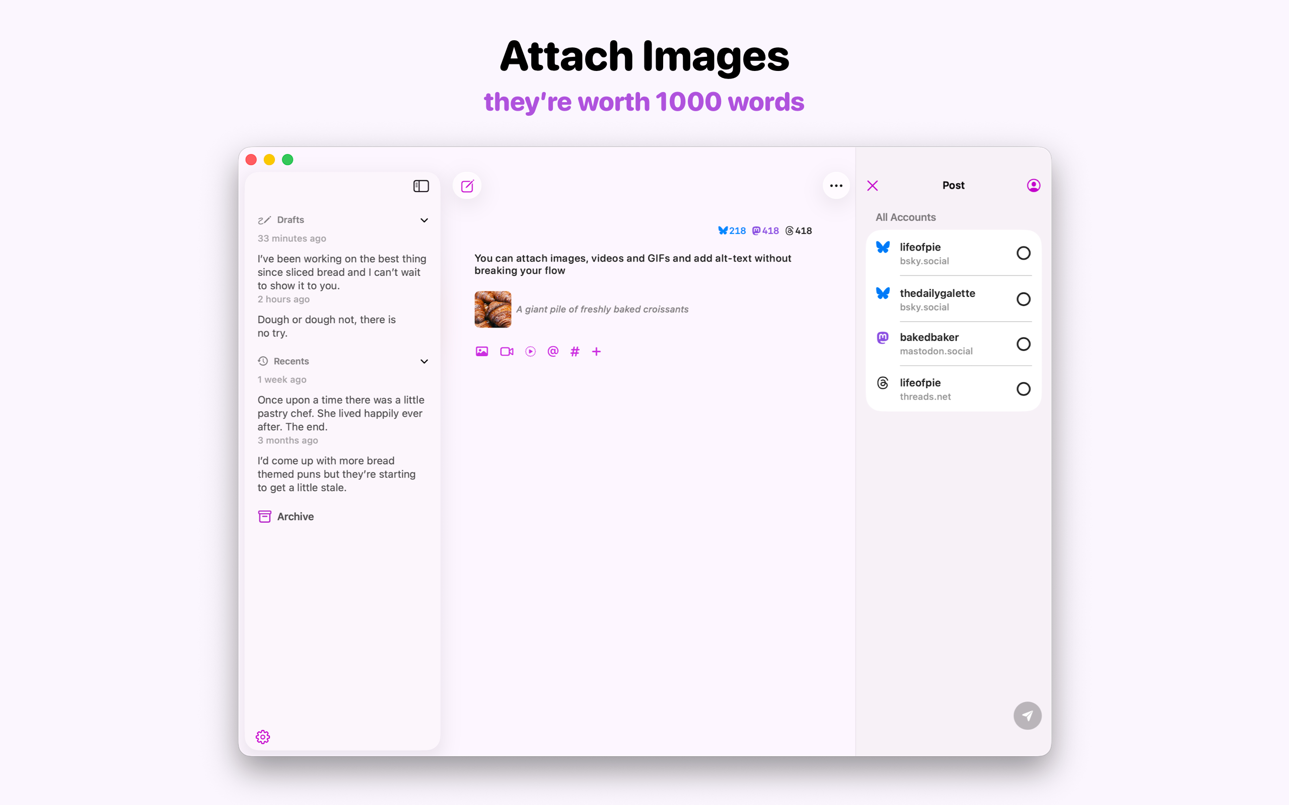 Croissant - Cross-Posting screenshot 21