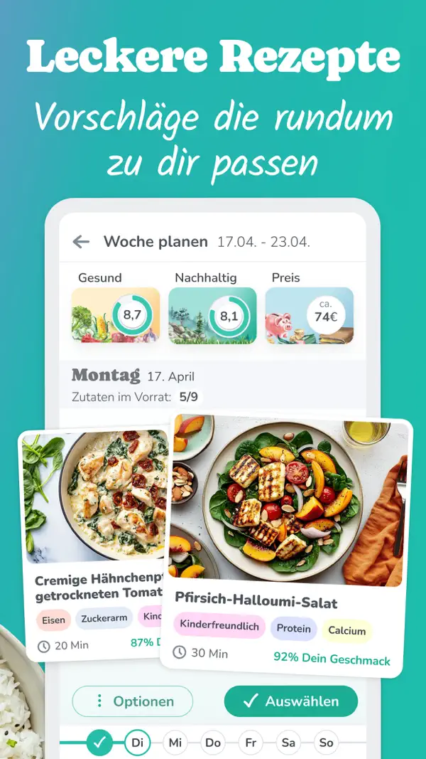 Choosy: Essensplaner & Rezepte Screenshot 2