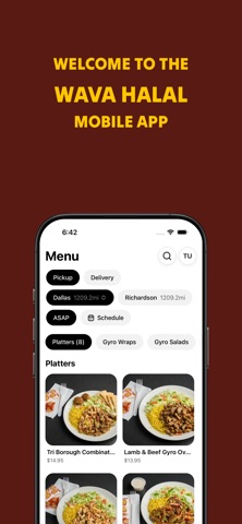 Wava Halal Grill iPhone screenshot