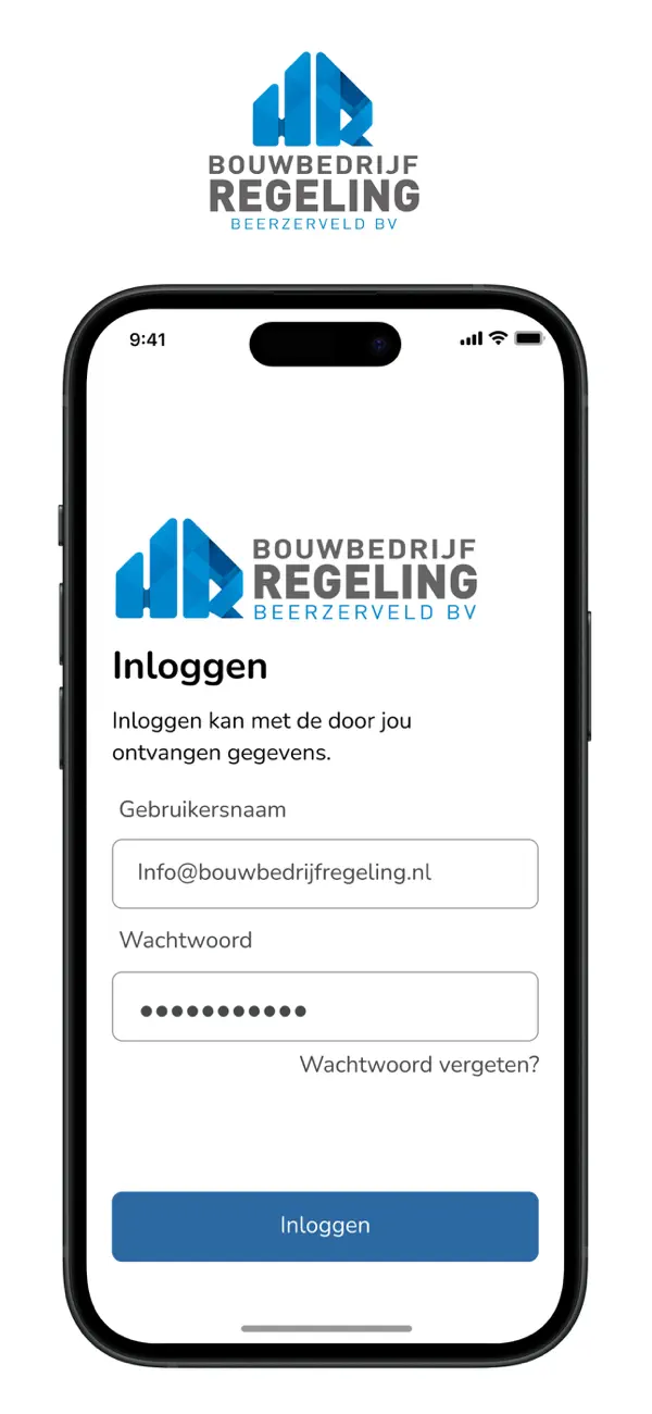 Screenshot #1 pour Bouwbedrijf Regeling