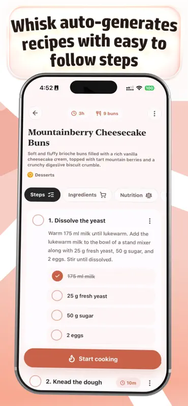 Whisk: Recipe Keeper & Planner screenshot 4 of 8