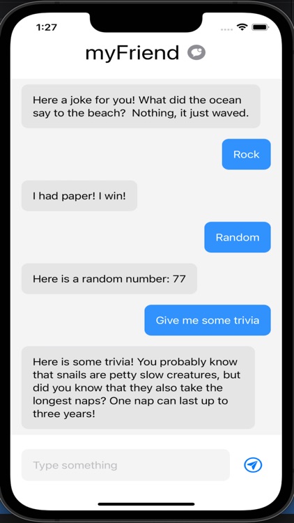 myFriend Offline Chat