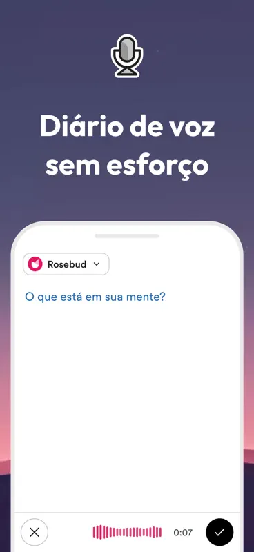 Rosebud: Diário e Jornal de IA screenshot 6 of 8