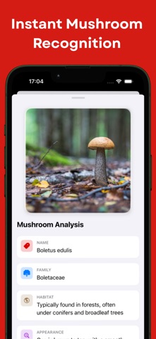 Mushroom Identifier AI Scanner screenshot