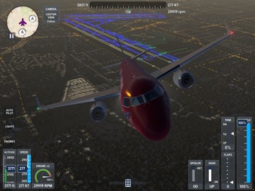 FlyWings 2026 Flight Simulator iPad screenshot
